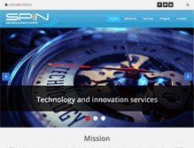 Tablet Screenshot of consorziospin.it